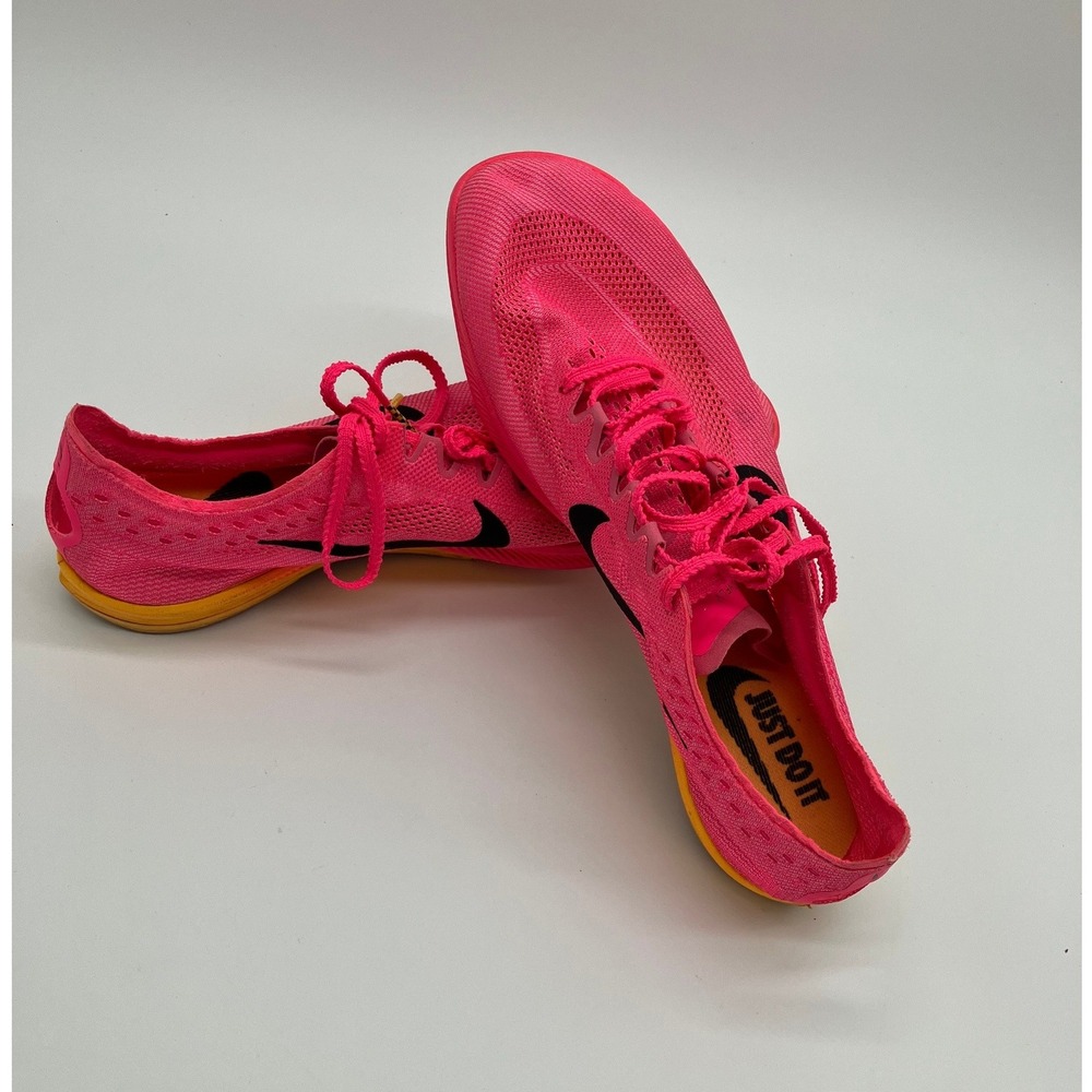 Nike Zoom Victory 3 Track Spikes Pink Orange Women 9.5 835998-601 Racing Cleats